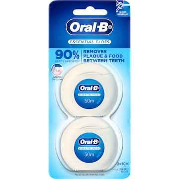 Oral-B Essential Floss Clean Mint 50m 2 pack