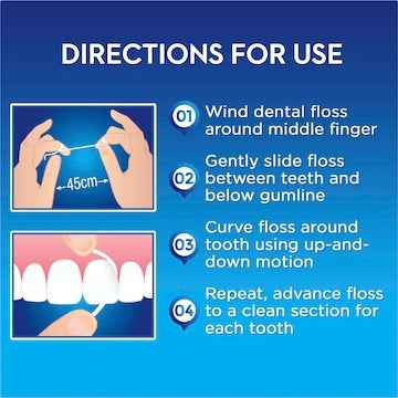 Oral-B Essential Floss Clean Mint 50m 2 pack