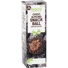 Macro Choc Almond Snack Balls With Nut Butter 3 pack