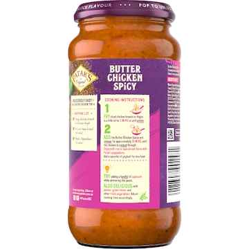 Patak's Spicy Butter Chicken Simmer Sauce 450g