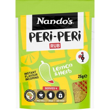 Nando's Lemon & Herb Rub Spice Seasoning 25g