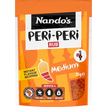 Nando's Medium Rub Spice Seasoning 25g