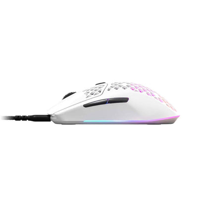SteelSeries Aerox 3 Wired Gaming Mouse Snow