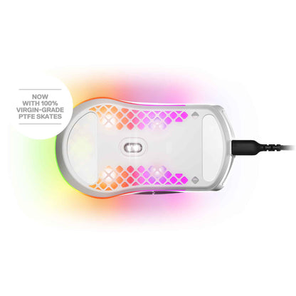 SteelSeries Aerox 3 Wired Gaming Mouse Snow