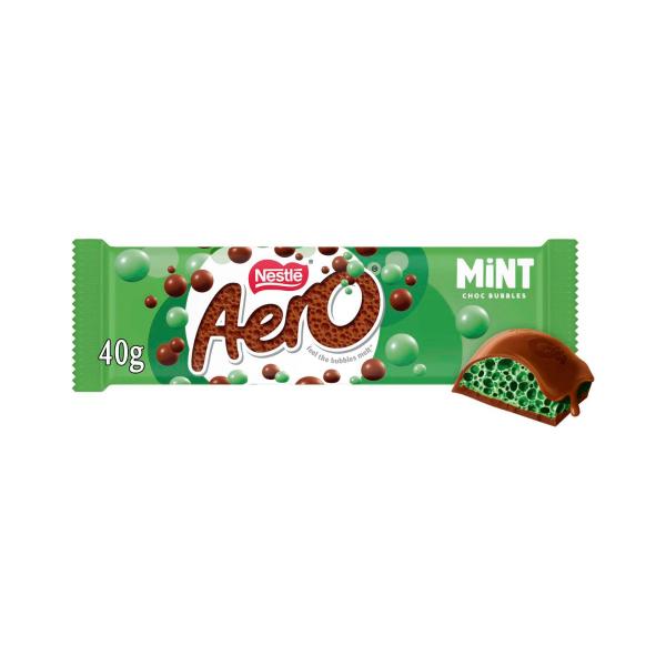 AERO PEPPERMINT MILK CHOCOLATE BAR 40 GRAM