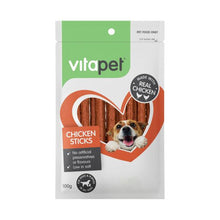 VITAPET JERHIGH DOG TREAT CHICKEN STICKS 100 GRAM