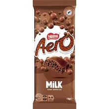 Nestle Aero Milk Chocolate Block 118g