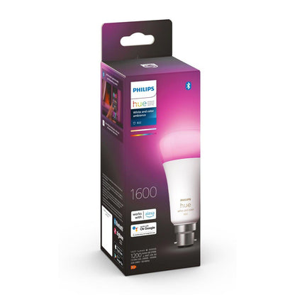 Philips Hue B22 A60 Colour Bluetooth Bulb [2022]