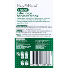 Help@Hand Fabric Extra Large Adhesive Strips 20 pack