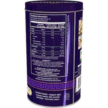 Corinthians Flavoured Cream Wafers Chocolate 350g