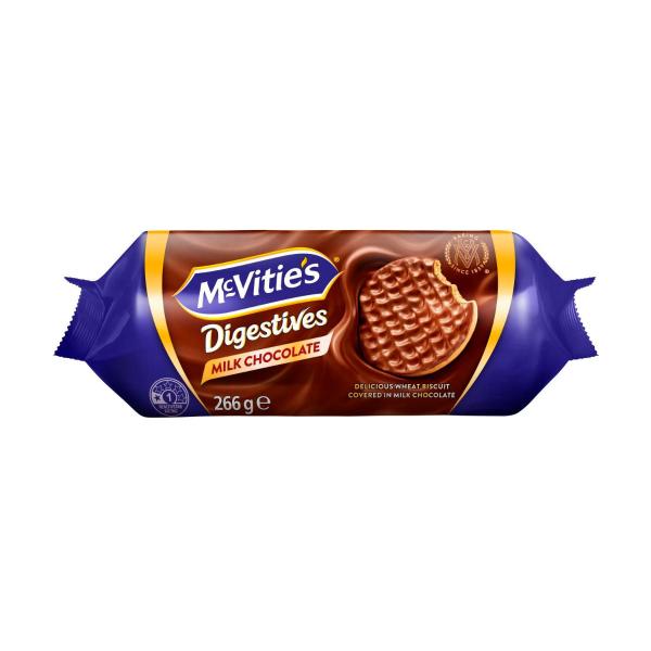 MCVITIES DIGESTIVES:MILK CHOCOLATE:.:266 GRAM