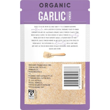 McCormick Organic Garlic Powder 17g