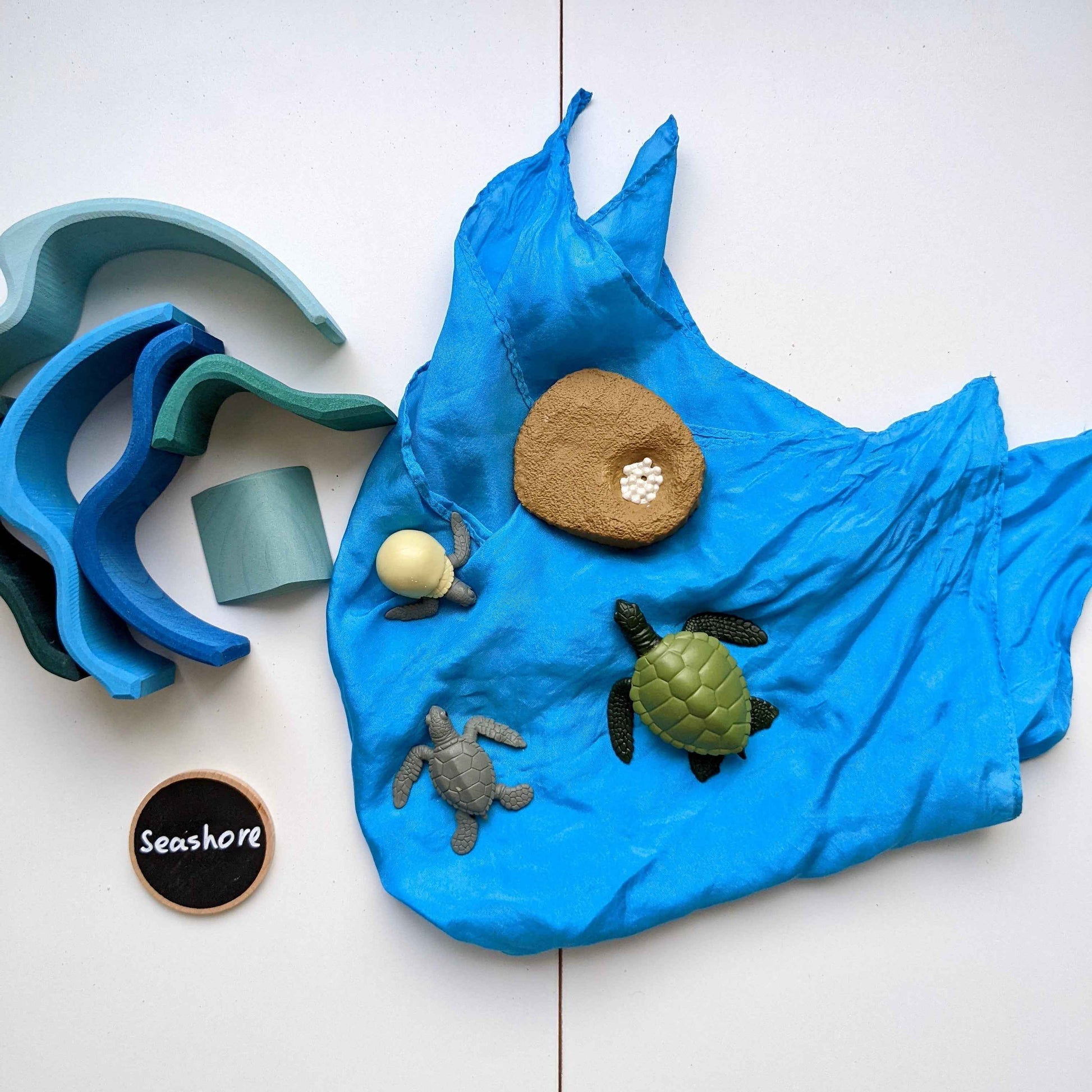 Life Cycle of A Green Turtle Montessori Language Toys Animal Figurine Sea Life Collection by Safari Ltd Early Science STEM Turtle Toys 4yrs+