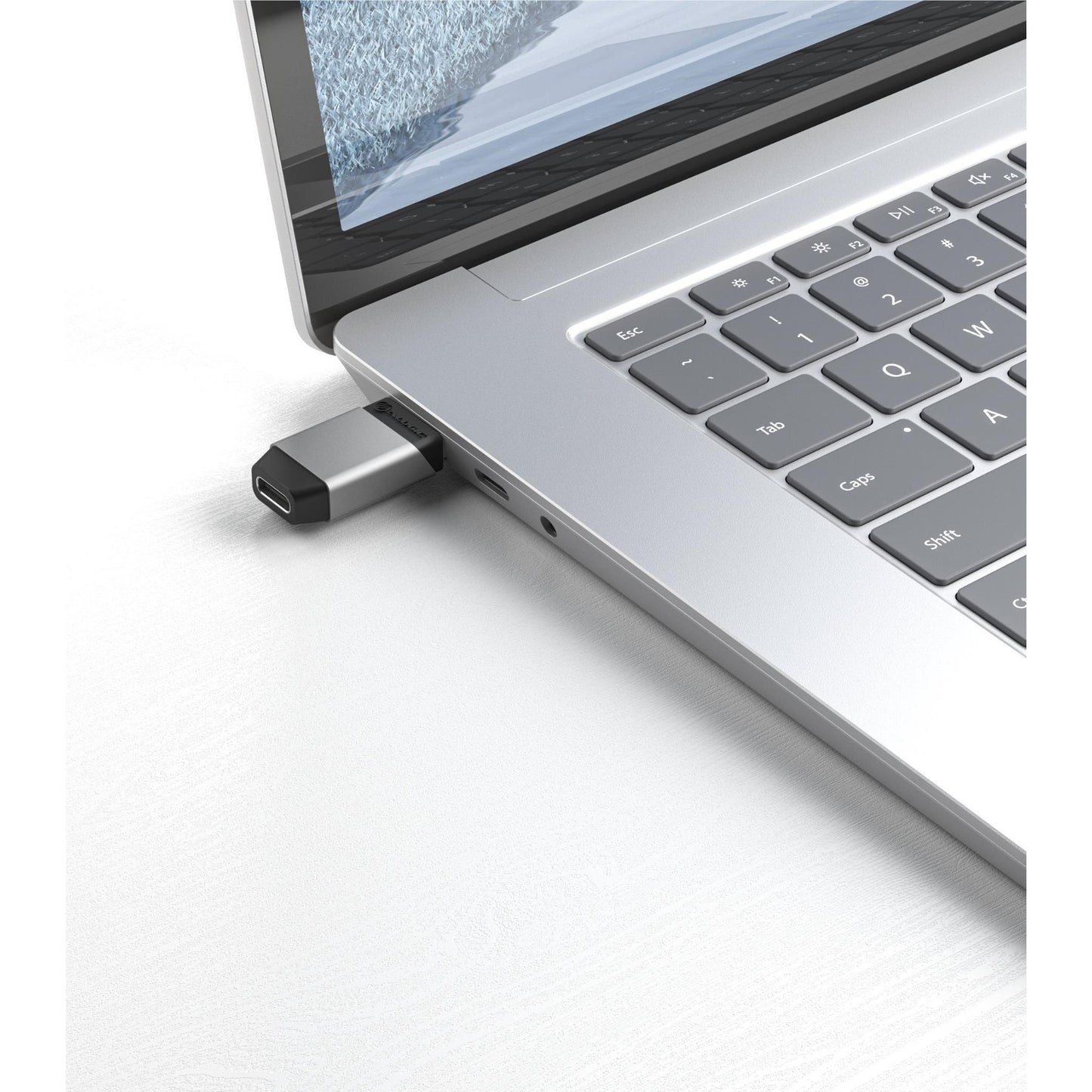 ALOGIC Ultra Mini USB-A to USB-C Adapter (Space Grey)