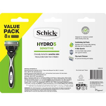 Schick Hydro 5 Sensitive Blades 8 pack