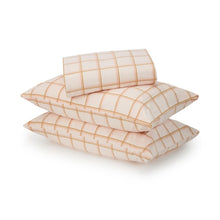 Flannelette Cotton Check Sheet Set - King Bed, Pink