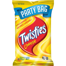 Twisties Cheese Snacks Party Size Bag 270g
