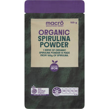 Macro Organic Spirulina Powder 100g