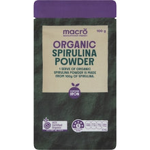 Macro Organic Spirulina Powder 100g