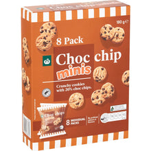 Woolworths Choc Chip Cookies Minis 8 pack