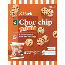 Woolworths Choc Chip Cookies Minis 8 pack