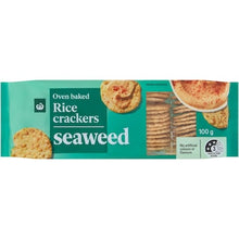 Woolworths Rice Cracker Seaweed 100g