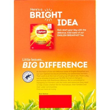 Lipton Quality Black Tea Bags 200 pack