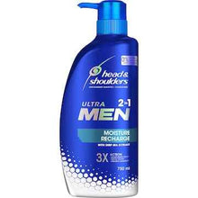 Head & Shoulders Ultra Men 2 In 1 Moisture Recharge Shampoo & Conditioner 750mL
