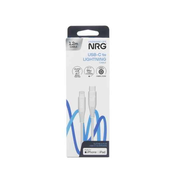 1.2M USB-C To Lightning Cable White