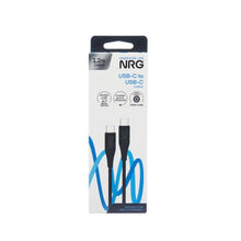 NRG 1.2M USB-C TO USB-C CABLE BLACK