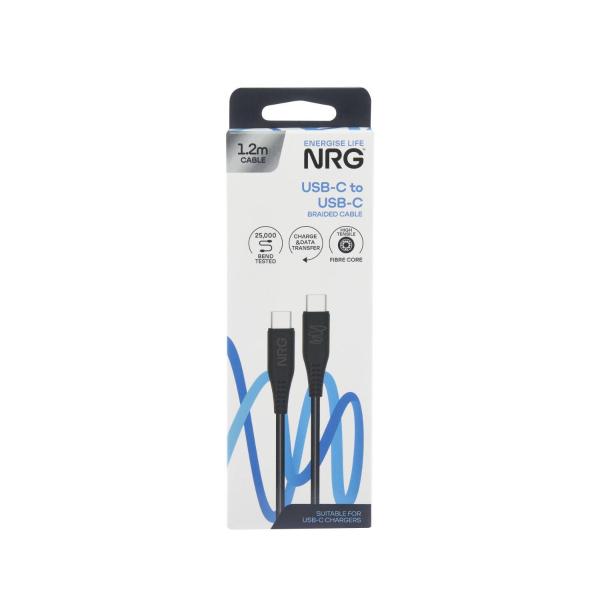1.2M Usb-C To Usb-C Cable Black Braided