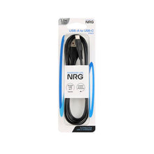NRG 1.2M USB-A TO USB-C CABLE BLACK