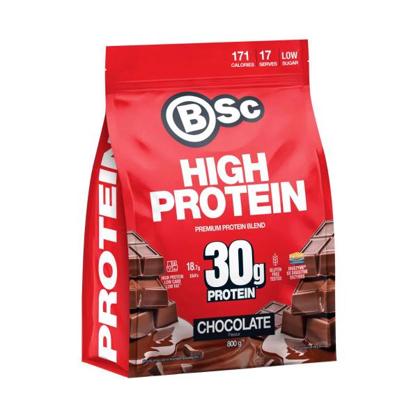 BSC HIGH PROTEIN POWDER CHOCOLATE 800G
