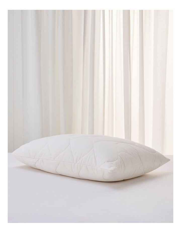 Sleep Cool Wool &#43; Cotton Pillow Protector in White