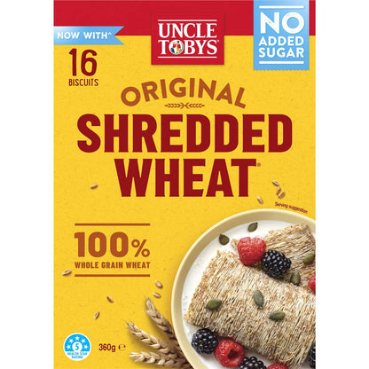 Uncle Tobys Original Shredded Wheat Biscuits 16 pack