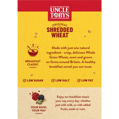Uncle Tobys Original Shredded Wheat Biscuits 16 pack