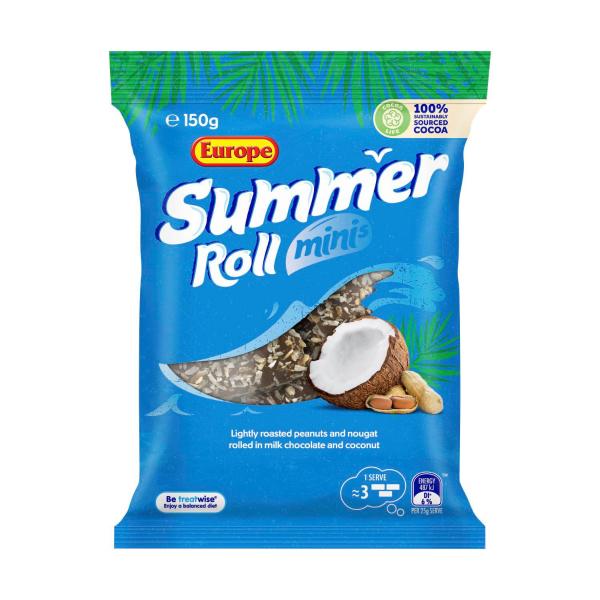 EUROPE SUMMER ROLL CHOCOLATE BITES 150G