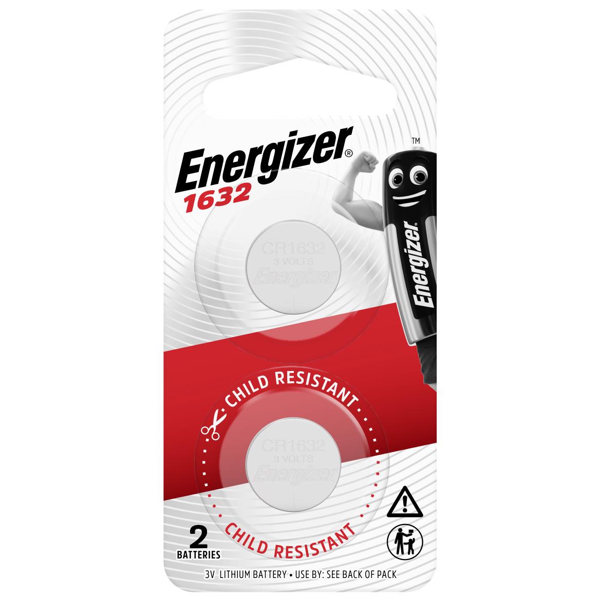 Energizer Lithium 1632 Coin Battery (2pk)