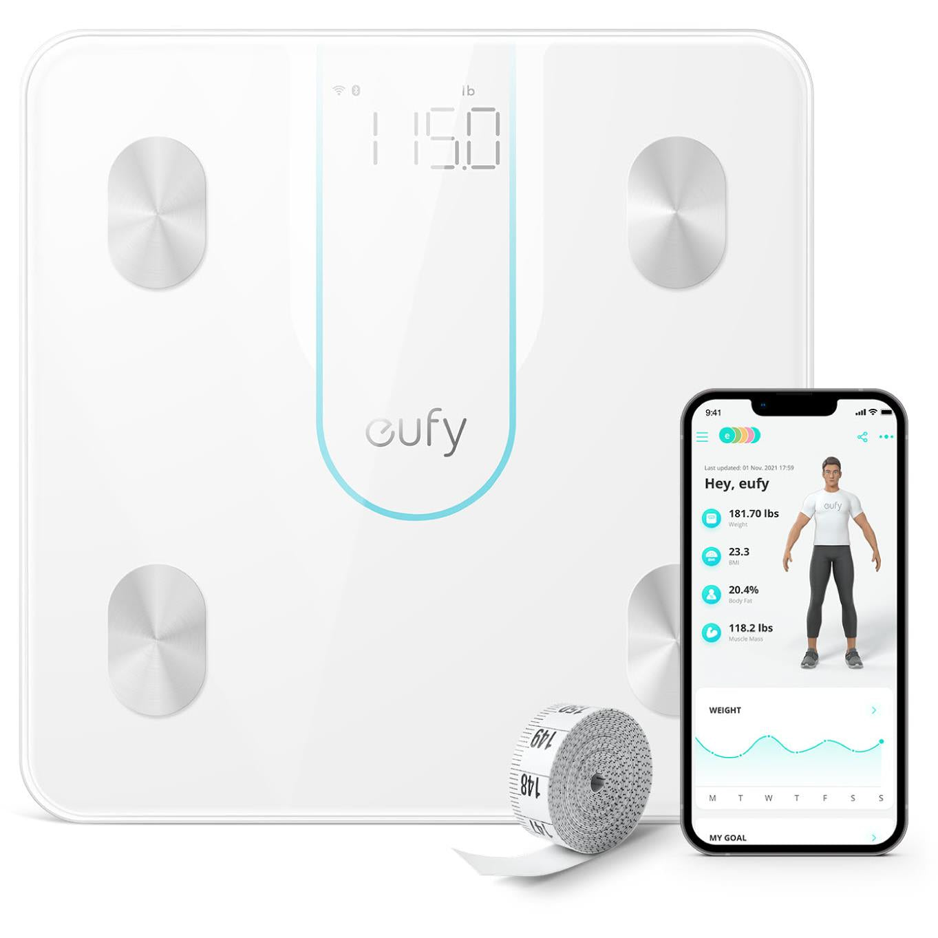 eufy Smart Scale P2 (White)