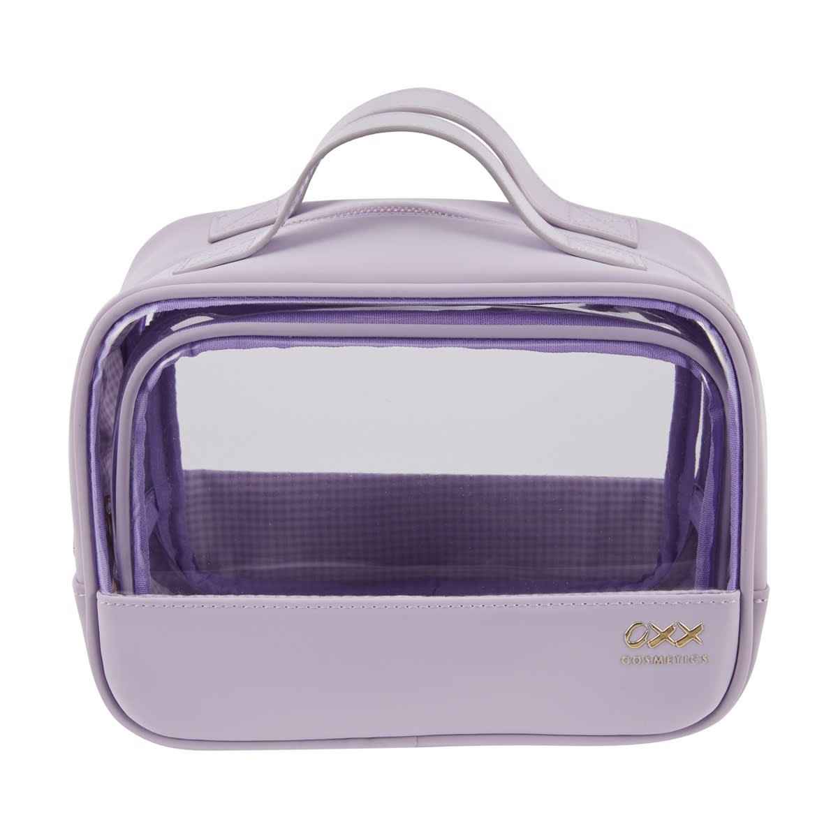 OXX Cosmetics 2 Piece Makeup Bag Set - Purple