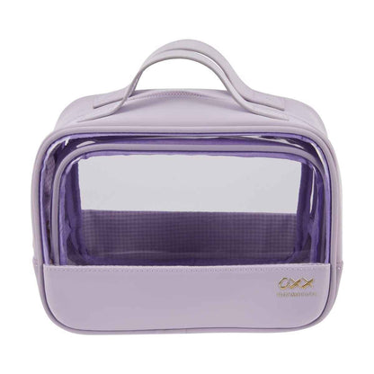 OXX Cosmetics 2 Piece Makeup Bag Set - Purple
