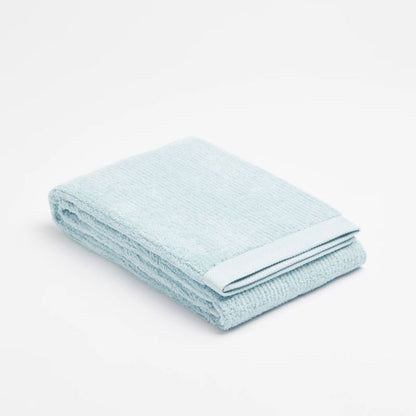 Australian Cotton Ribbed Bath Towel - Piper - Aqua