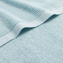 Australian Cotton Ribbed Bath Towel - Piper - Aqua
