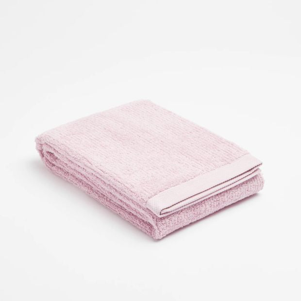 Australian Cotton Ribbed Bath Towel - Piper - Orchid
