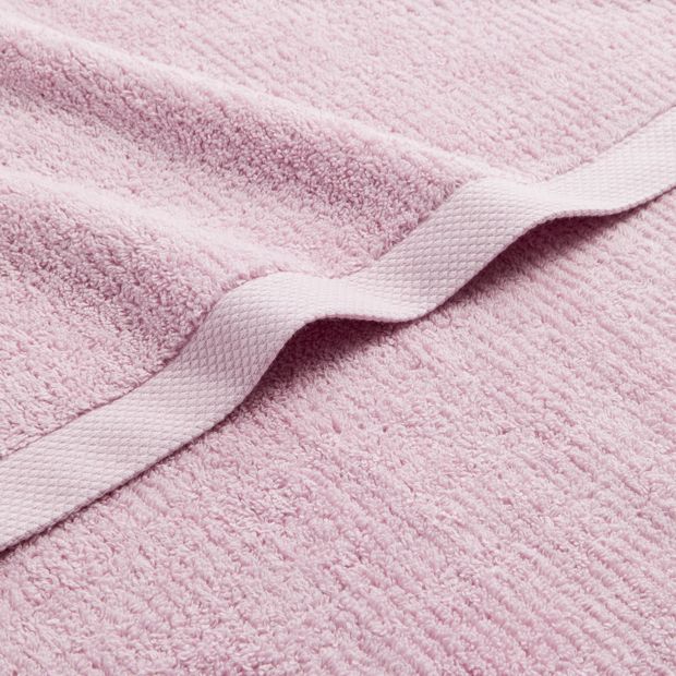 Australian Cotton Ribbed Bath Towel - Piper - Orchid