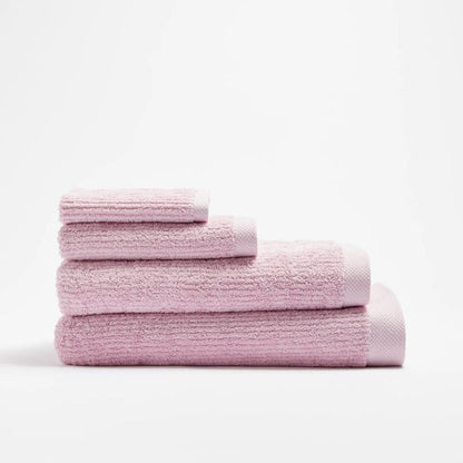 Australian Cotton Ribbed Bath Towel - Piper - Orchid