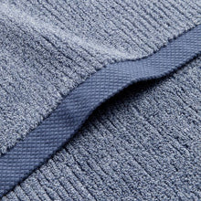 Australian Cotton Ribbed Hand Towel - Piper - Blue Marle