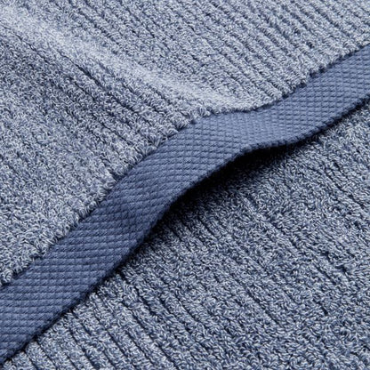 Australian Cotton Ribbed Hand Towel - Piper - Blue Marle