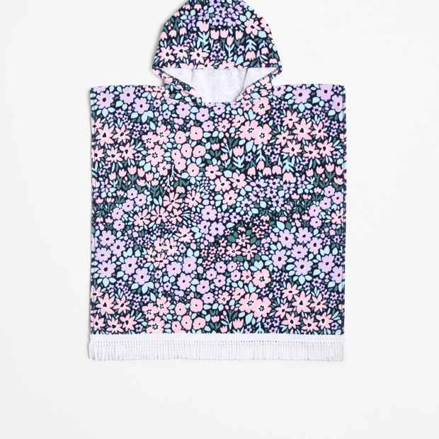 Kids Daisy Hooded Beach Towel