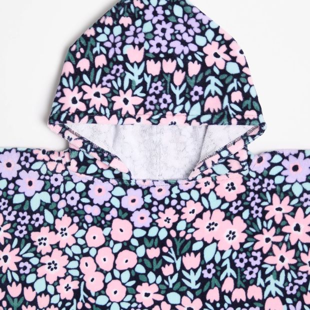 Kids Daisy Hooded Beach Towel